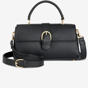 ON 34th Macy’s•Kristt black vegan crossbody handbag NWT
